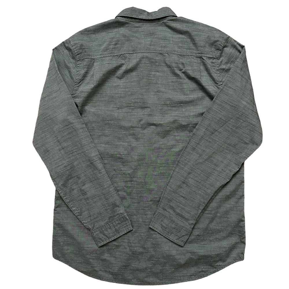 Roark Revival Shirt Mens XL Long Sleeve Button Down Pocket Gray Cotton Polyester - Picture 2 of 6